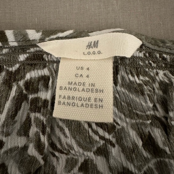 H&M Summer Leaf Spaghetti Strap Tank Size 4 - Picture 5 of 6